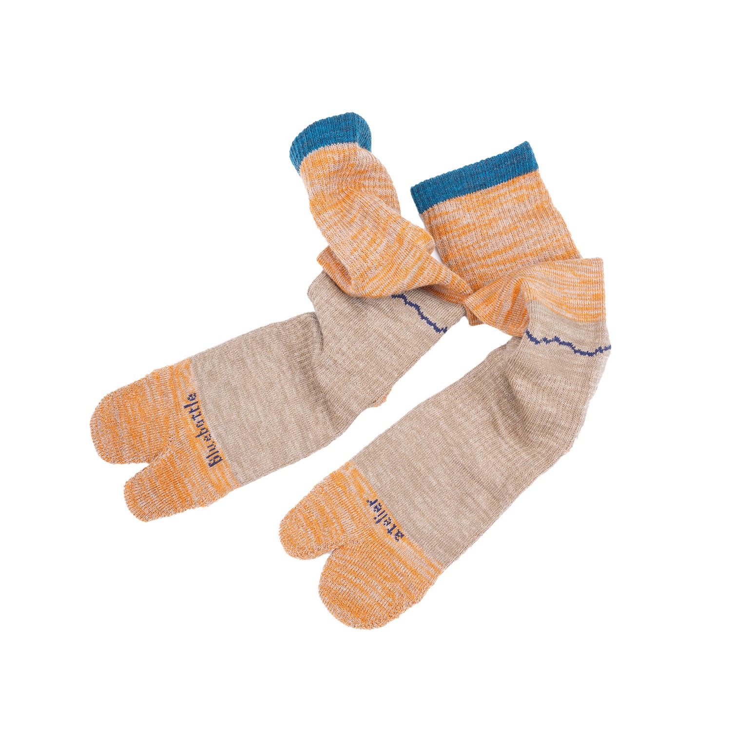 atelierBluebottle Hiker&#039;s SOCKS – HIGH / Hot Curry