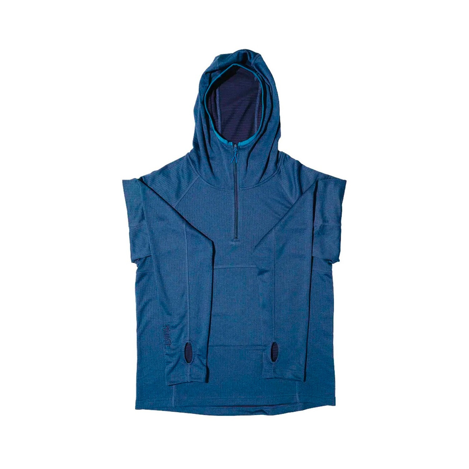 PA&#039;LANTE Grid fleece hoody Blue