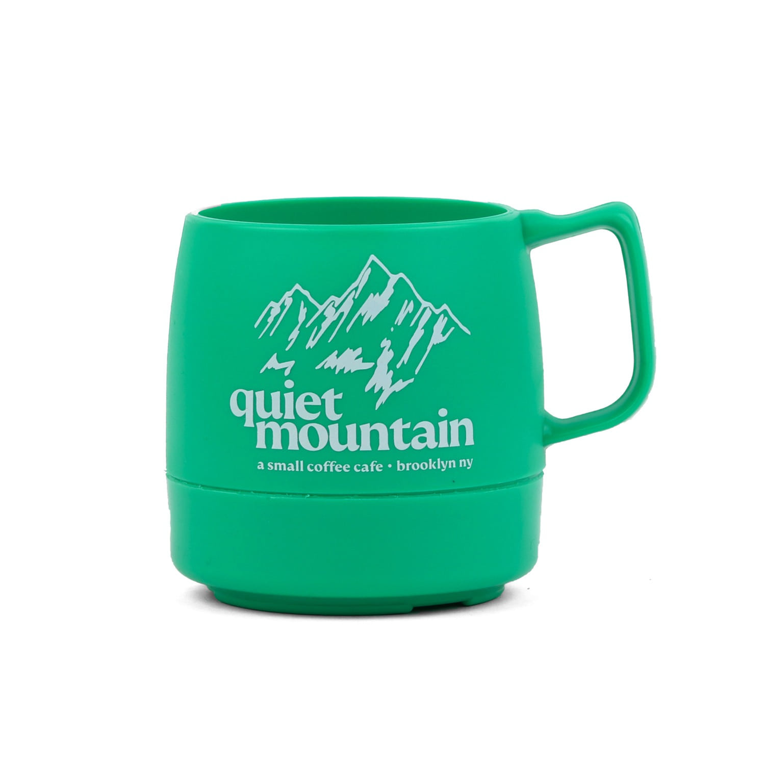 quiet mountain Standard mug Green